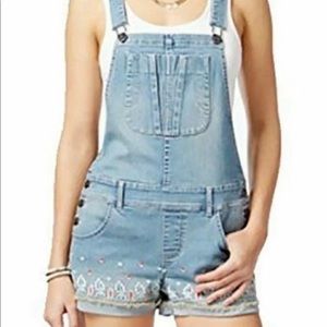 American Rag Overall Jean Shorts Sz 13
